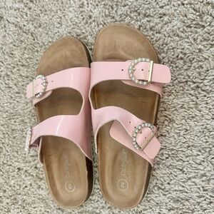 Cat & Jack Pink Slip-On Sandals